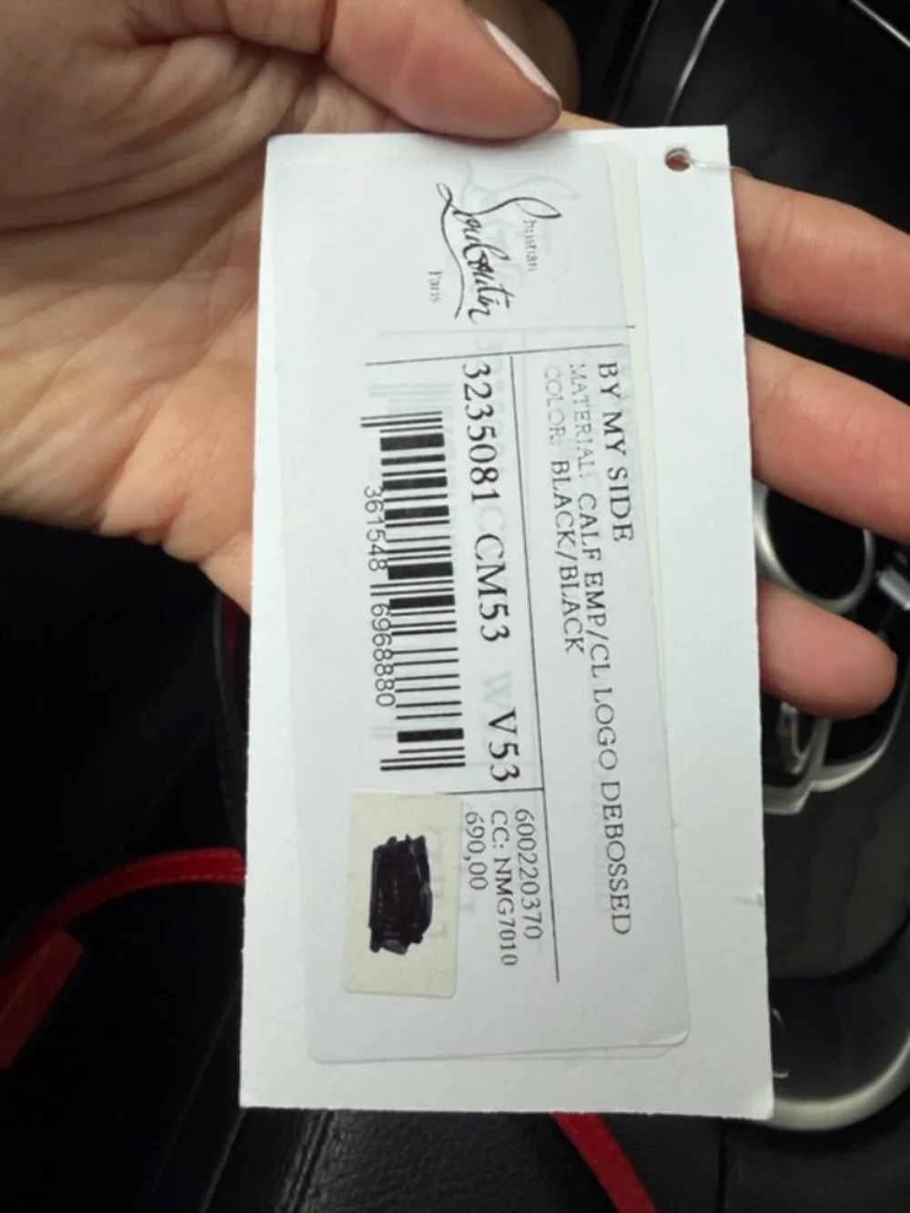 Christian Louboutin leather by my side phone crossbody NWT
